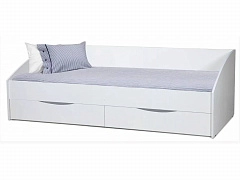 Кровать Фея - 3 одинарная симметричная (90х200) белый - фото №1, 44908