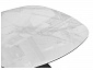 Эдли 110х76 белый мрамор / черный Стол стеклянный - фото №6