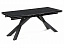 Хеме 180(240)х90х77 shakespeare black / черный Керамический стол, металл - миниатюра
