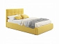 Мягкая кровать Selesta 1200 желтая с подъем.механизмом - фото №2
