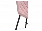 Баодин велюр розовый / черный Барный стул - фото №8