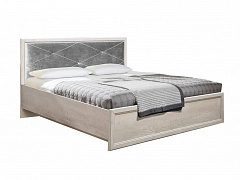 Кровать двуспальная с ортопедическим осн. 32.25-01 Сохо (1400) бетон пайн белый - фото №1, 44812