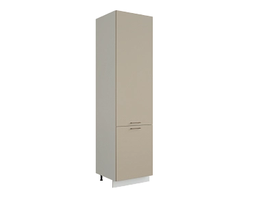 Шкаф П600Н с 2-мя дверцами Сиэль Инь БЕЛ/АТЛ/СЕР Ф46 - фото №1, 888_ММК-00015508