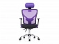 Lody 1 фиолетовое / черное Компьютерное кресло - фото №6