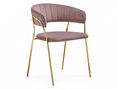 Kamelia 1 light purple /gold Стул на металлокаркасе - фото №1