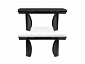 Готланд 160(220)х90х79 белый мрамор / черный Керамический стол - фото №10