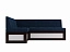 Кухонный угловой диван Нойс Левый (97х167), велюр - миниатюра