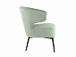 Кресло лаунж STOOL GROUP Royal Stripes Велюр фисташковый  - фото №4