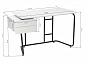 Desk white / black Офисная мебель - фото №3