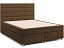 Кровать с матрасом и зависимым пружинным блоком Бриз (160х200) Box Spring, рогожка - миниатюра