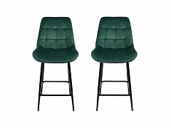 Комплект полубарных стульев Кукки, зеленый - фото №1