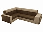 Угловой диван Мустанг с двумя пуфами Левый - фото №5