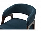 Кресло Baxter Blue/Темный орех - фото №6