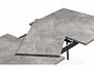 Кортни 120 (160) x 80 бетон светлый / черный матовый Стол деревянный - фото №11