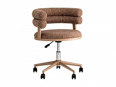 Стул офисный STOOL GROUP Ponty Светло-коричневый, бежевые ножки - фото №1, 66_3690795902
