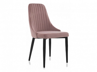 Kora light purple / black Стул на металлокаркасе - фото №1