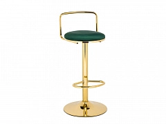 Lusia green / gold Барный стул - фото №1, Woodville18031