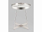 Журнальный столик STOOL GROUP STOOL GROUP Гера 50*50 Белая керамика, сталь серебро  - фото №3