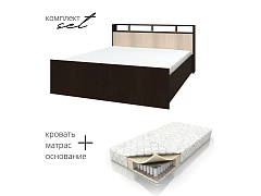Кровать Саломея LIGHT 160х200 с матрасом BFA в комплекте - фото №1
