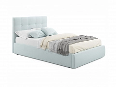 Мягкая кровать Selesta 1200 мята пастель с подъемным механизмом - фото №1, mebel_stock_4423