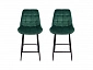 Комплект полубарных стульев Кукки, зеленый - фото №2