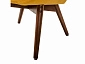 Кресло Хайбэк желтый/т.орех - фото №6