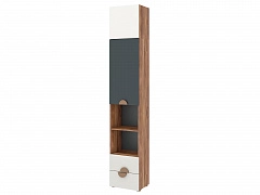 Шкаф 1-дверный с ящиками и антресолью Тризиль - фото №1, 5500100030288