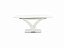 Стол Нотр Дам MODERNE стекло OPTIWHITE 1400(1800)*850, Белый, металл - миниатюра
