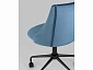 Кресло компьютерное Stool Group Сиана Велюр синий  - фото №8