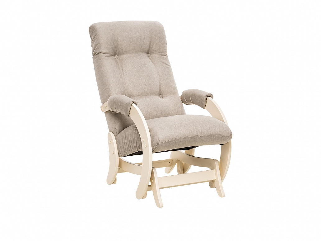 Кресло-качалка Модель 68 (Leset Футура) Дуб шампань, ткань Malmo 05 - фото №1