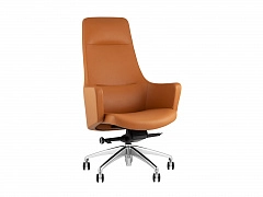 Кресло руководителя STOOL GROUP TopChairs Ferris коричневый - фото №1