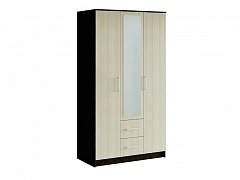 Шкаф 3-х дверный Фиеста, венге/лоредо - фото №1, 5518972