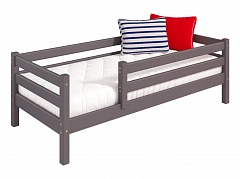 Кровать Соня (вариант 3) с защитой по периметру, лаванда - фото №1, mdm90190