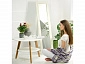 Зеркало напольное BeautyStyle 8 слоновая кость 138 см х 35 см - фото №9
