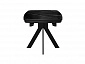 Стол DikLine DKU120 Керамика Черный мрамор/подстолье черное/опоры черные (2 уп.) - фото №7