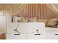 Юниор-4 Кровать 80х160 (Шарли мокко, Крафт белый) - фото №8