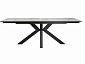 Стол DikLine SFE160 Керамика Italian Grey (глянец серый)/подстолье черное/опоры черные (2 уп.) - фото №4