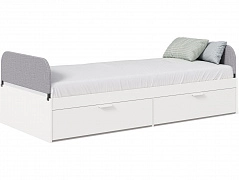 Милтон Кровать 900х2000 (Белый) - фото №1