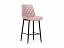 Баодин К Б/К розовый / черный Барный стул, велюр - миниатюра