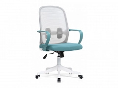 Bust gray / blue / white Компьютерное кресло - фото №1