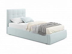 Мягкая кровать Selesta 900 мята пастель с подъемным механизмом - фото №1