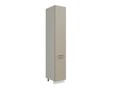 Шкаф П400Н с 2-мя дверцами Мемфис БЕЛ/АТЛ/СЕР Ф20Н - фото №1