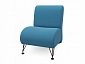 Мягкое дизайнерское кресло Pati синий - фото №2