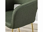 Кресло полубар Oscar тёмно-зеленый/Линк золото - фото №10