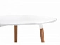 Lorini 90 white / wood Стол деревянный - фото №4