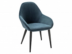 Кресло Kent Diag blue/черный - фото №1, R-Home124582