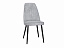 Стул DikLine 326 B22 GREY, ножки черные, микровелюр - миниатюра
