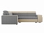 Угловой диван Мустанг с двумя пуфами Левый, рогожка - миниатюра