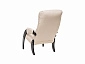 Кресло для отдыха Модель 61 Венге текстура, к/з Varana cappuccino - фото №5
