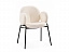 Kalipso white / black Стул на металлокаркасе, букле - миниатюра